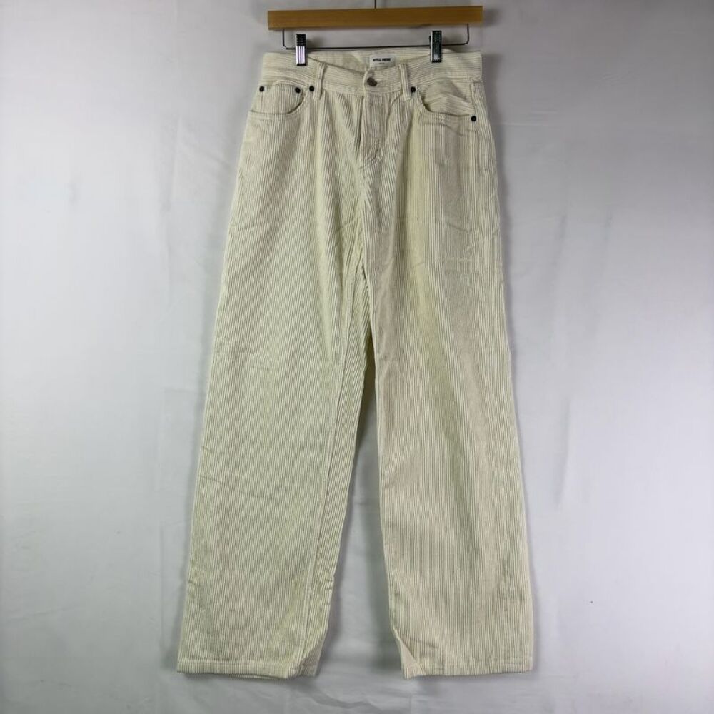 Still Here Corduroy Milk Wide Leg Pants
